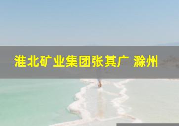 淮北矿业集团张其广 滁州